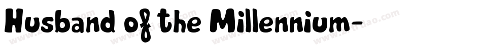 Husband of the Millennium字体转换